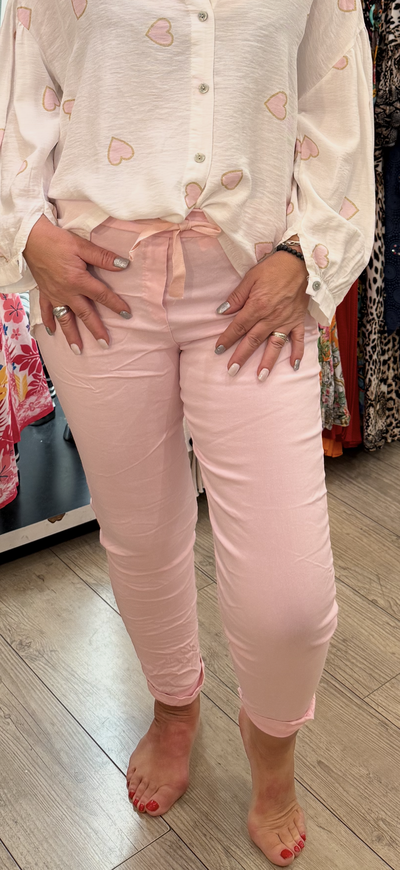 Pantalon magique rose
