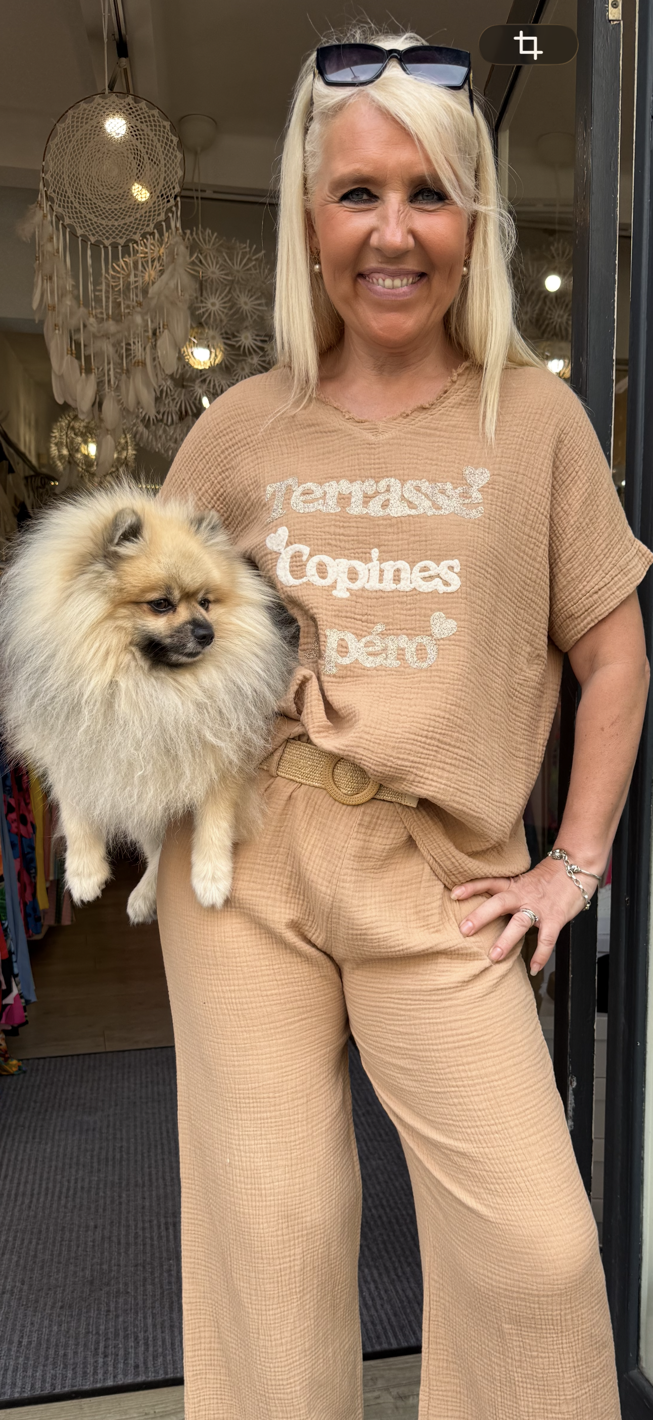 T shirt Terrasse copine