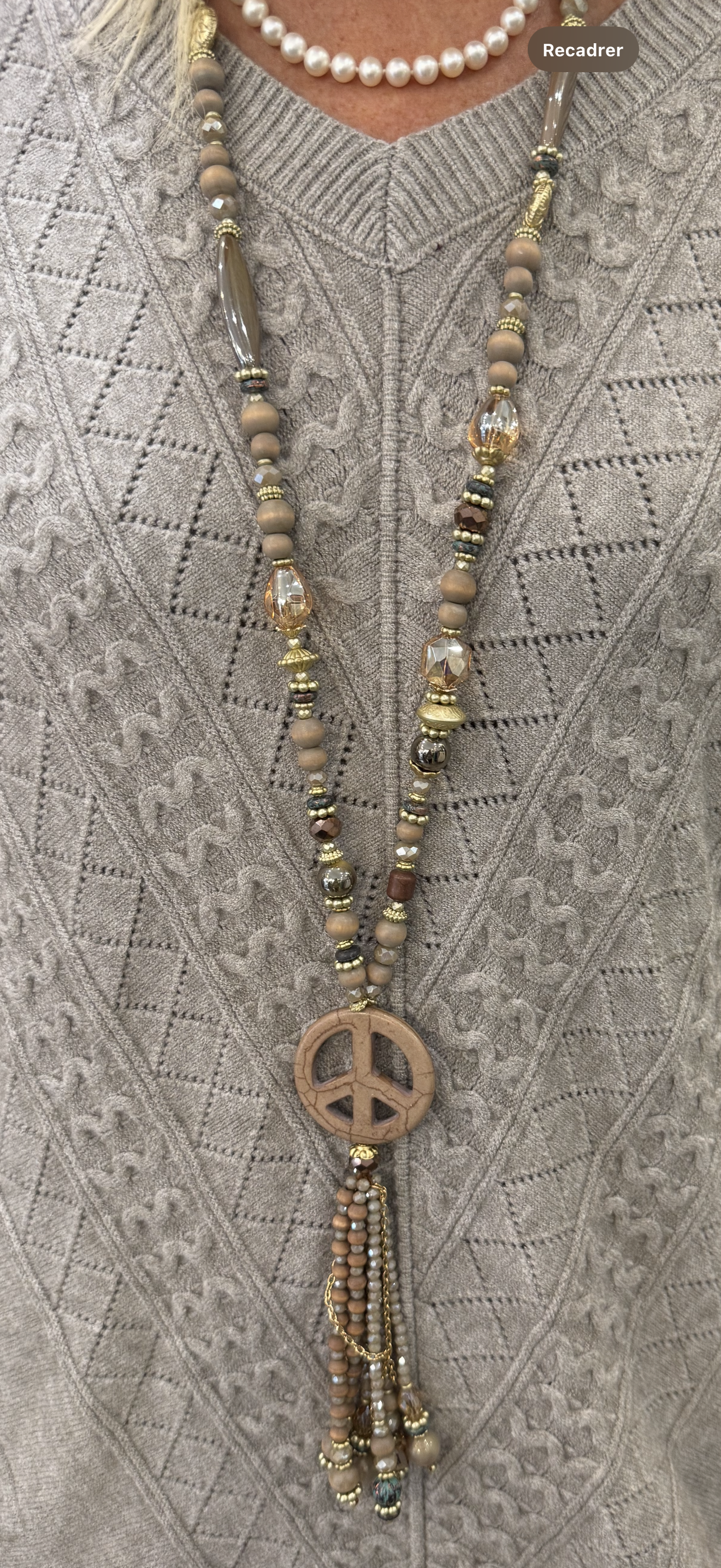 Sautoir peace & love