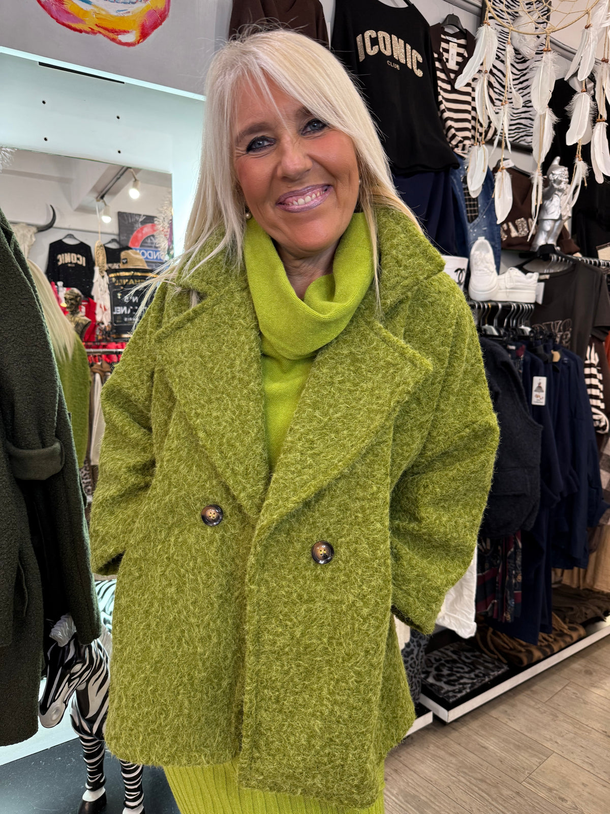 Veste Noémie verte