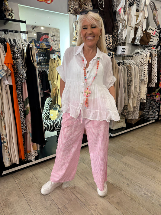 Pantalon vichy
