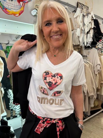 T shirt  heart PT