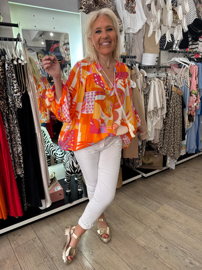 Tunique jenny orange