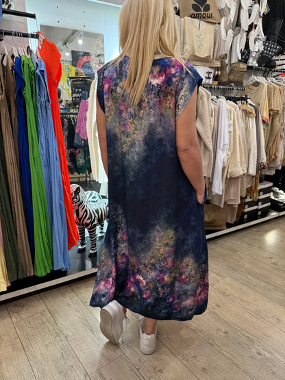 Robe comète marine