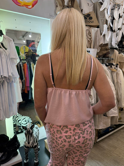Top Émilie rose petite taille