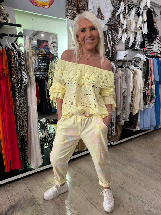 Pantalon Marbella jaune