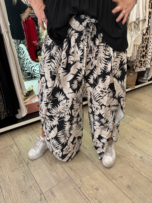 Pantalon porte feuille noir