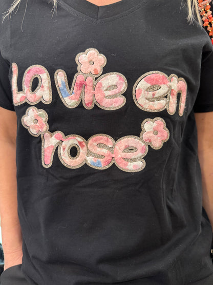 T shirt  la vie en rose PT