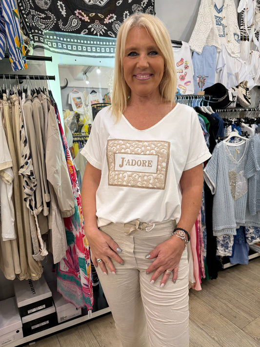 T shirt j adore