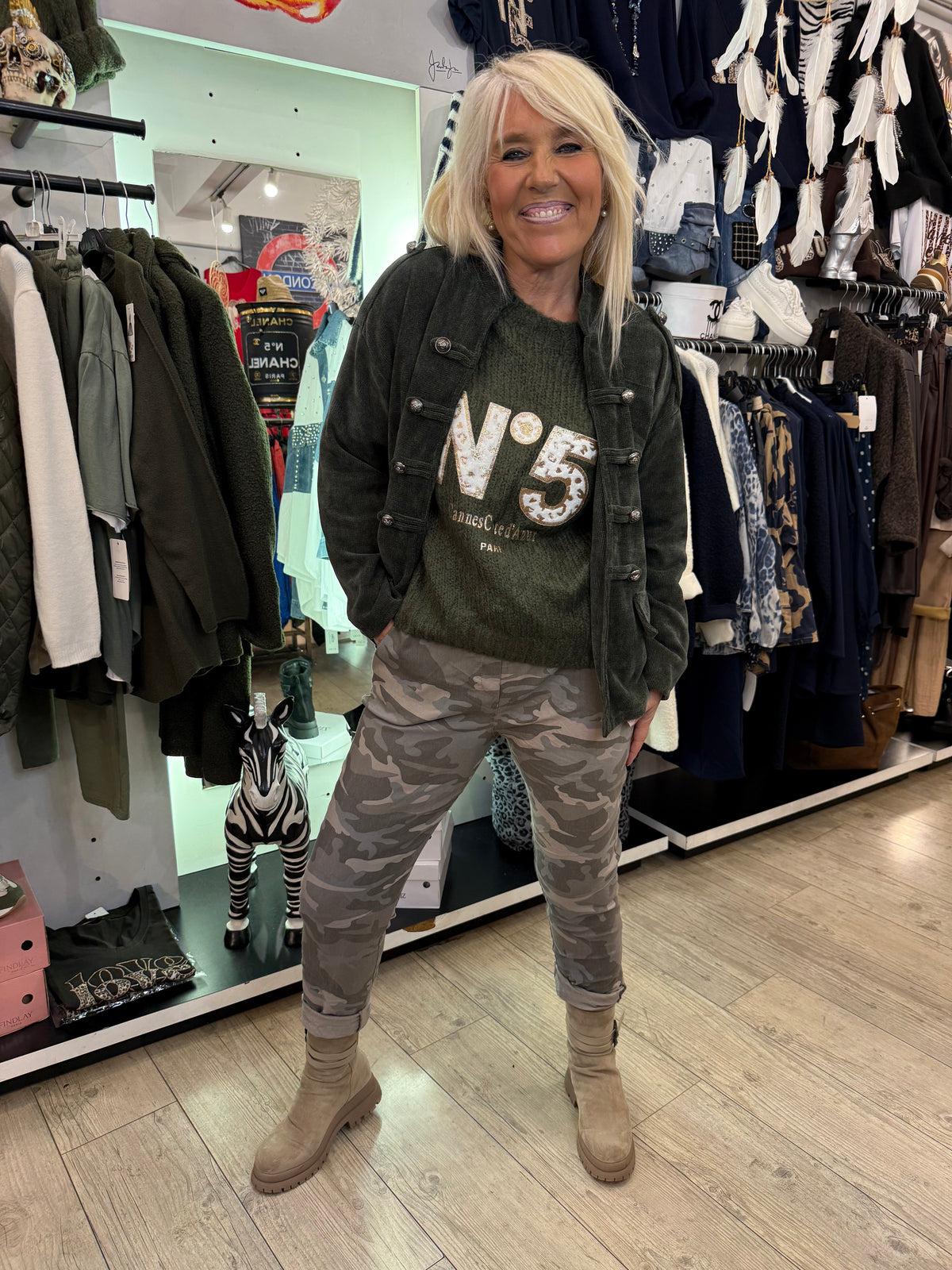 Veste kaporal kaki