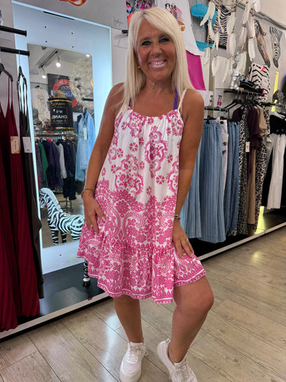 Robe Flora rose