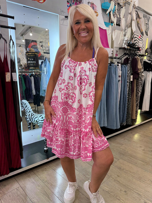 Robe Flora rose