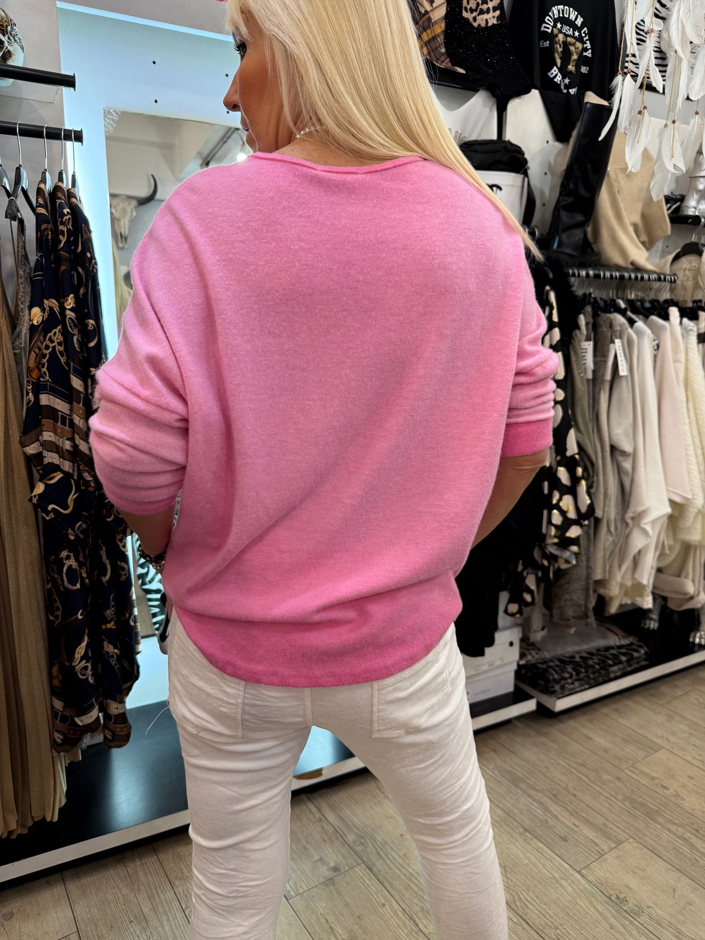 Pull la merveille rose
