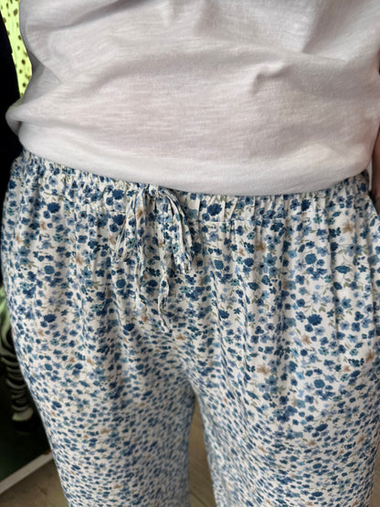 Pantalon suzie bleu