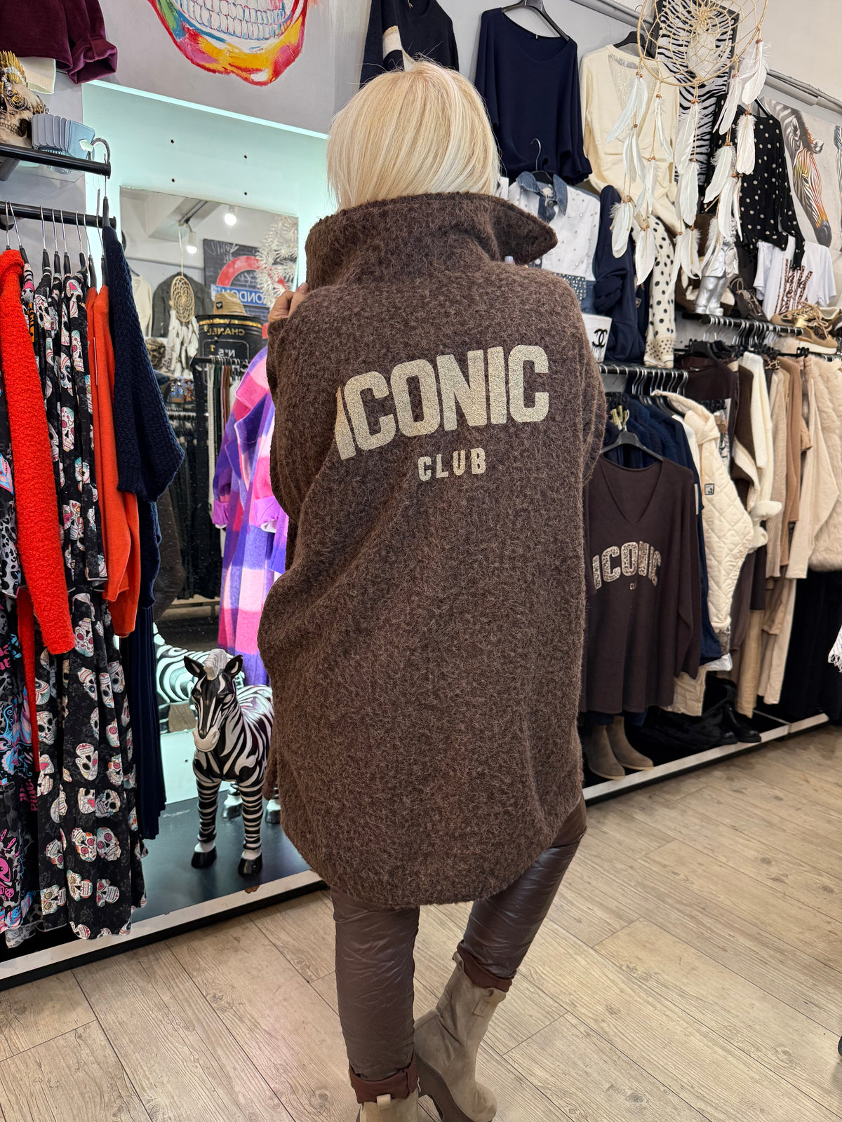 Manteau iconic choco