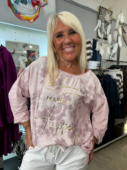 T shirt happened rose