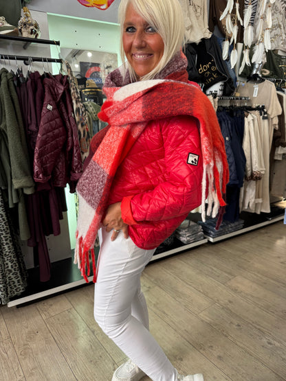 Doudoune fashion rouge