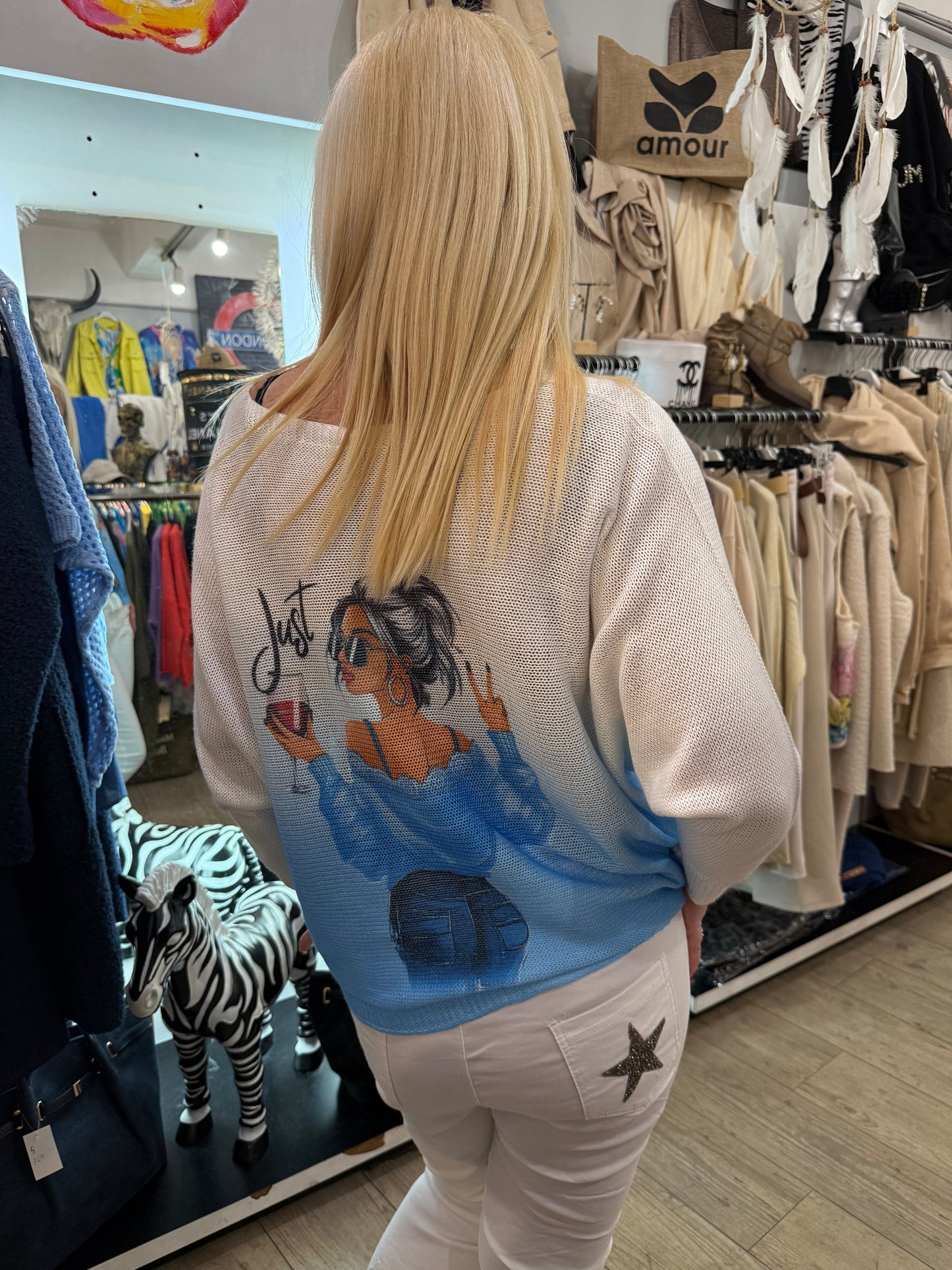 Pull just bleu