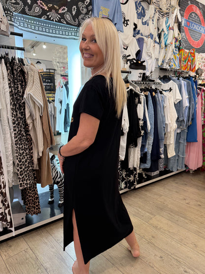 Robe t shirt j adore NY noire