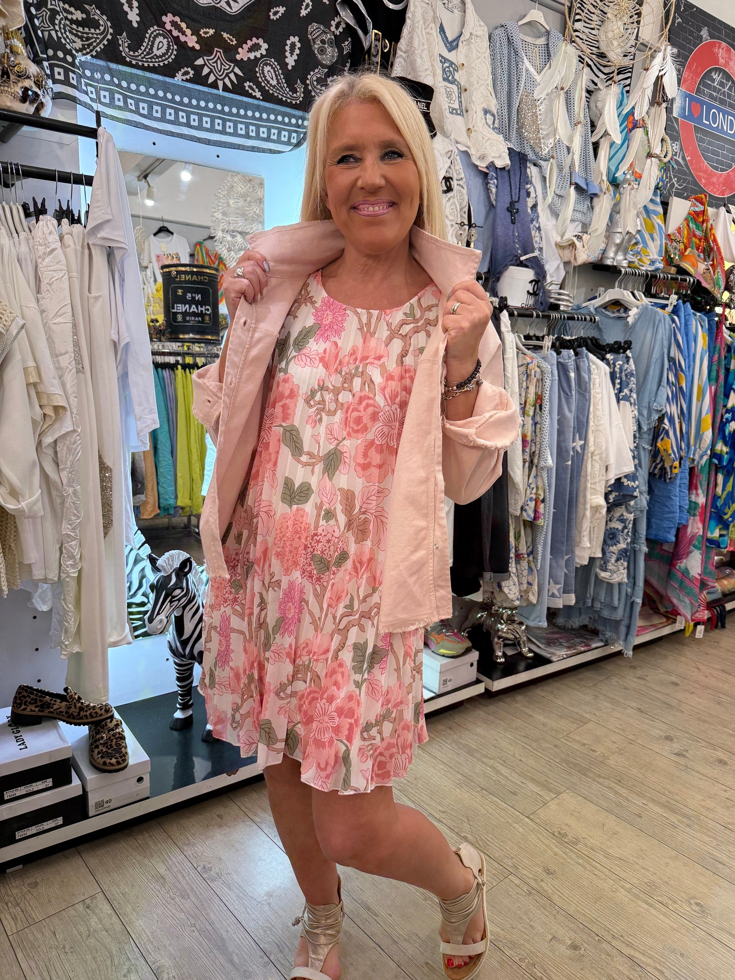 Robe fleurie pastel