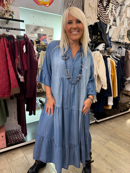 Robe tencel gde taille