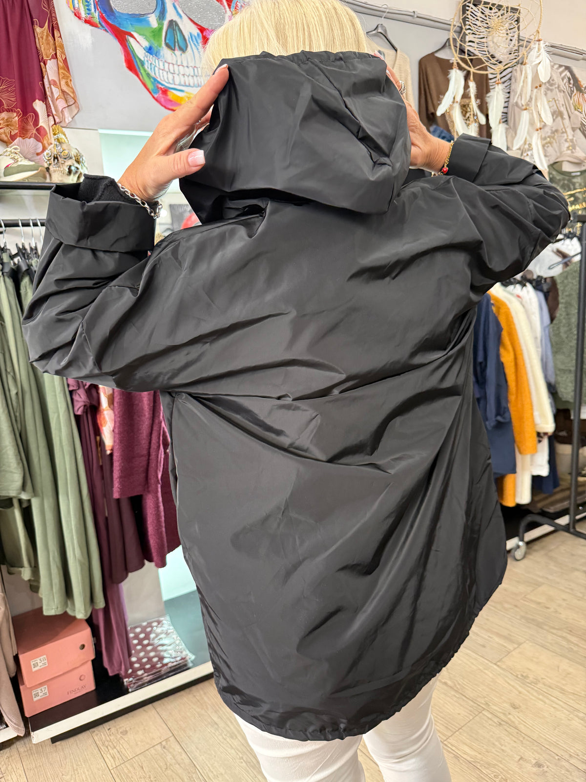 Veste coup de vent noir