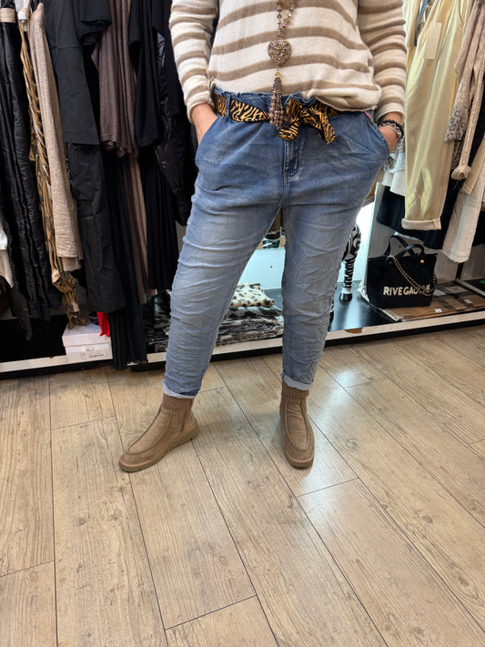 Jean ceinture Léo