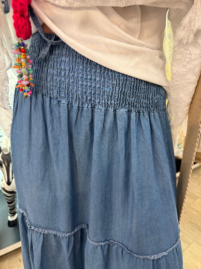 Jupe tencel