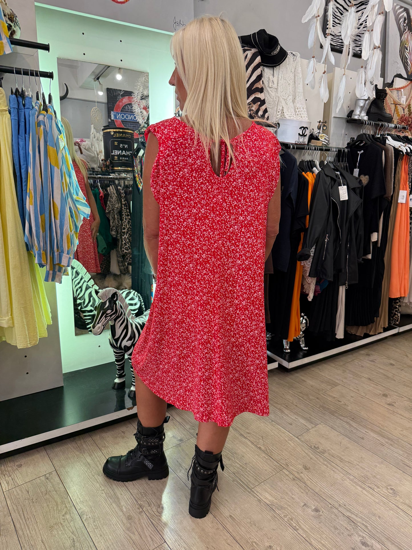 Robe liberty rouge