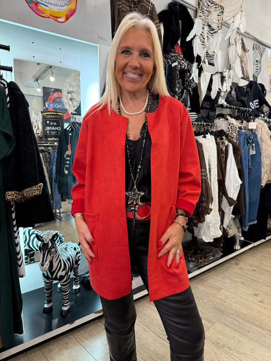 Veste fly rouge