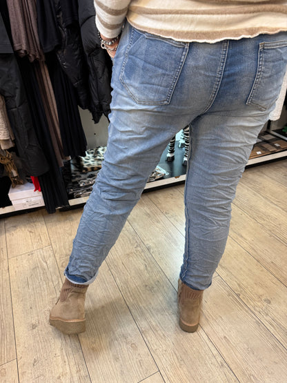 Jean ceinture Léo
