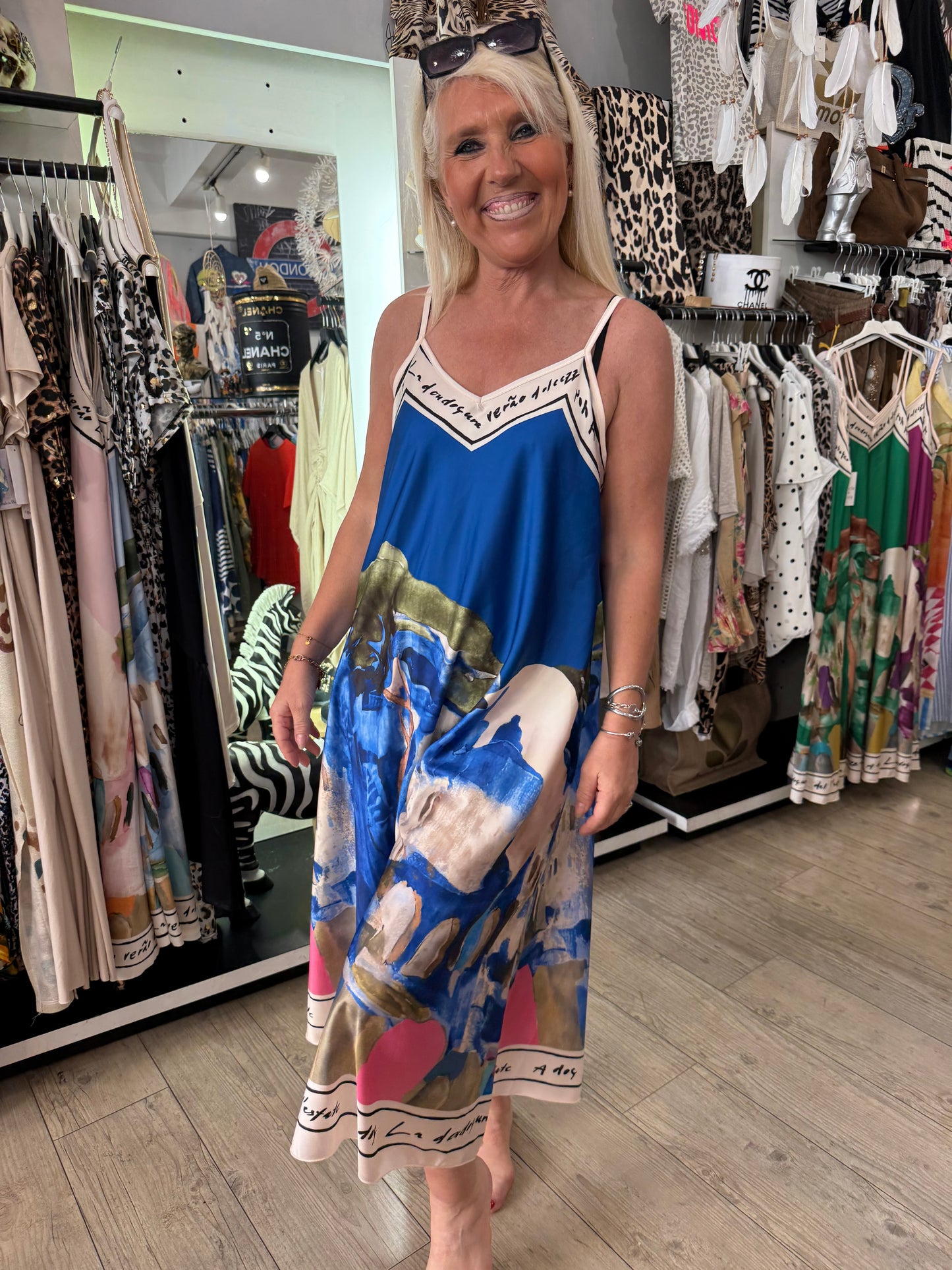Robe Vérone bleue