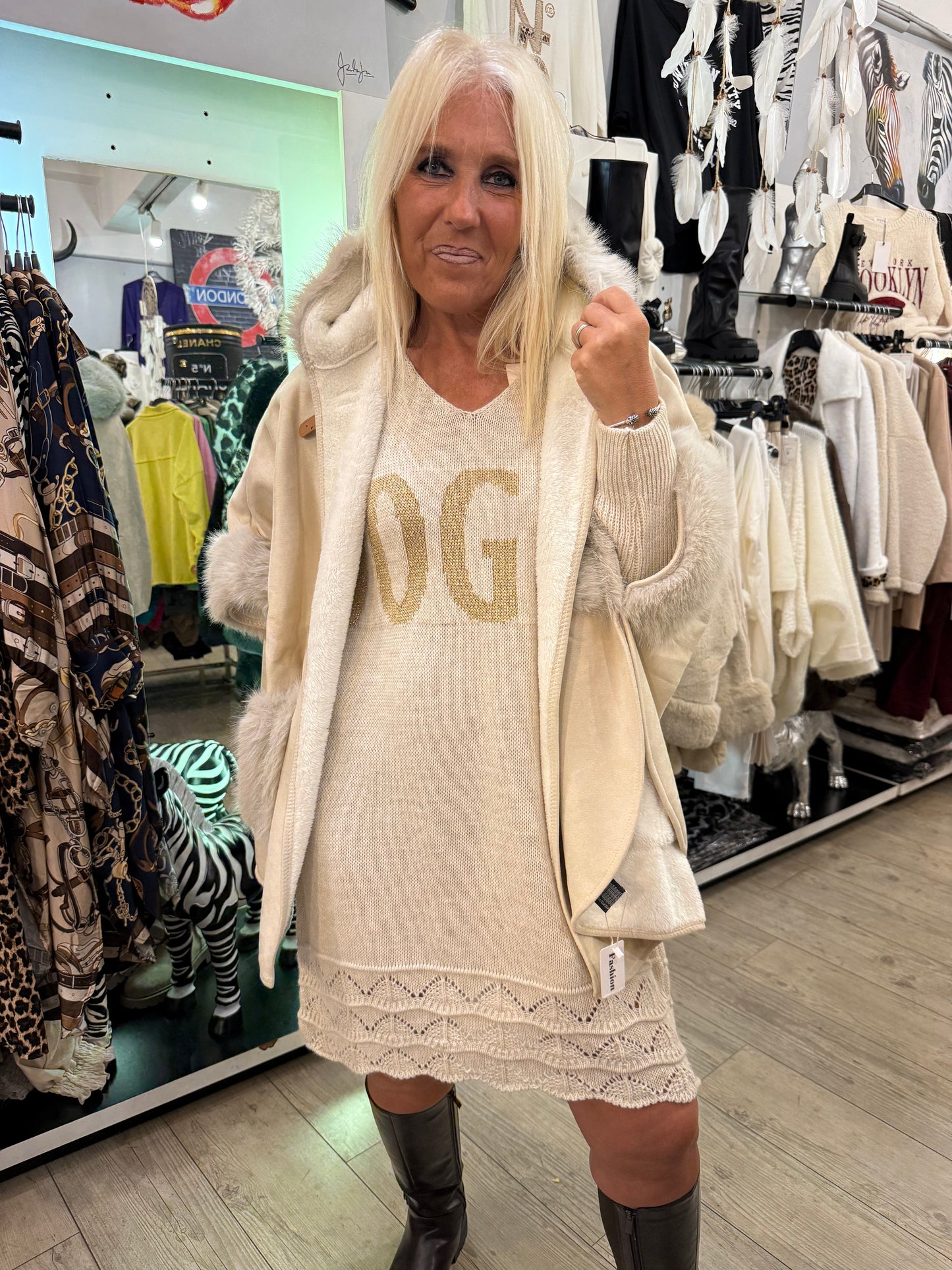 Robe vogue beige