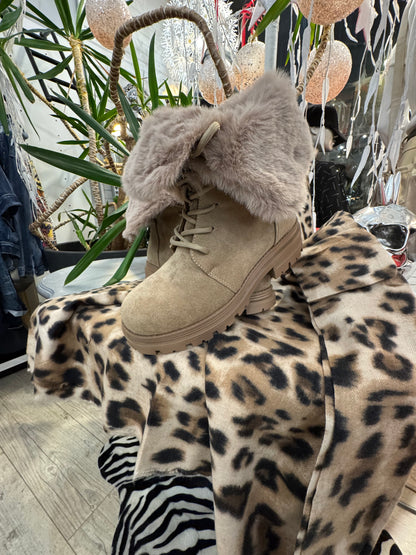 Boots fourrees neige