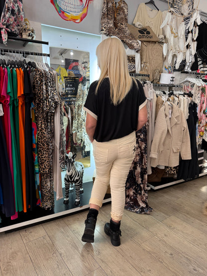 Pantalon magique vanille