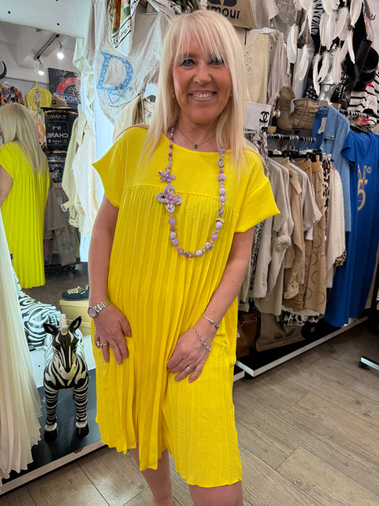 Robe Marylène jaune