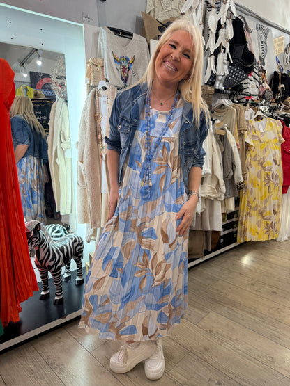 Robe Nathalie ciel