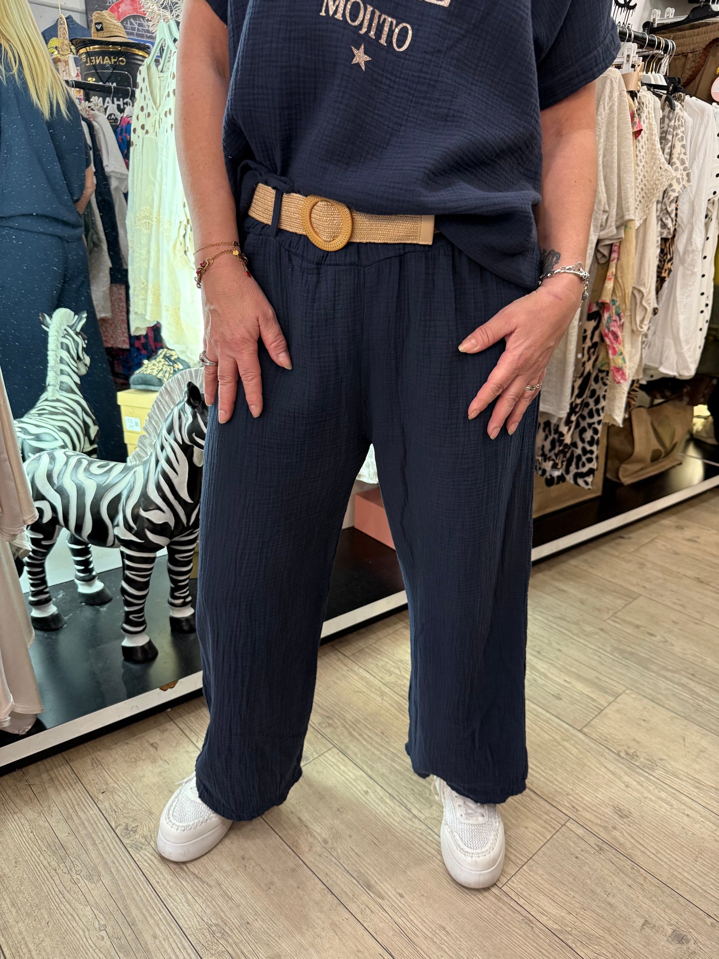 Pantalon marine