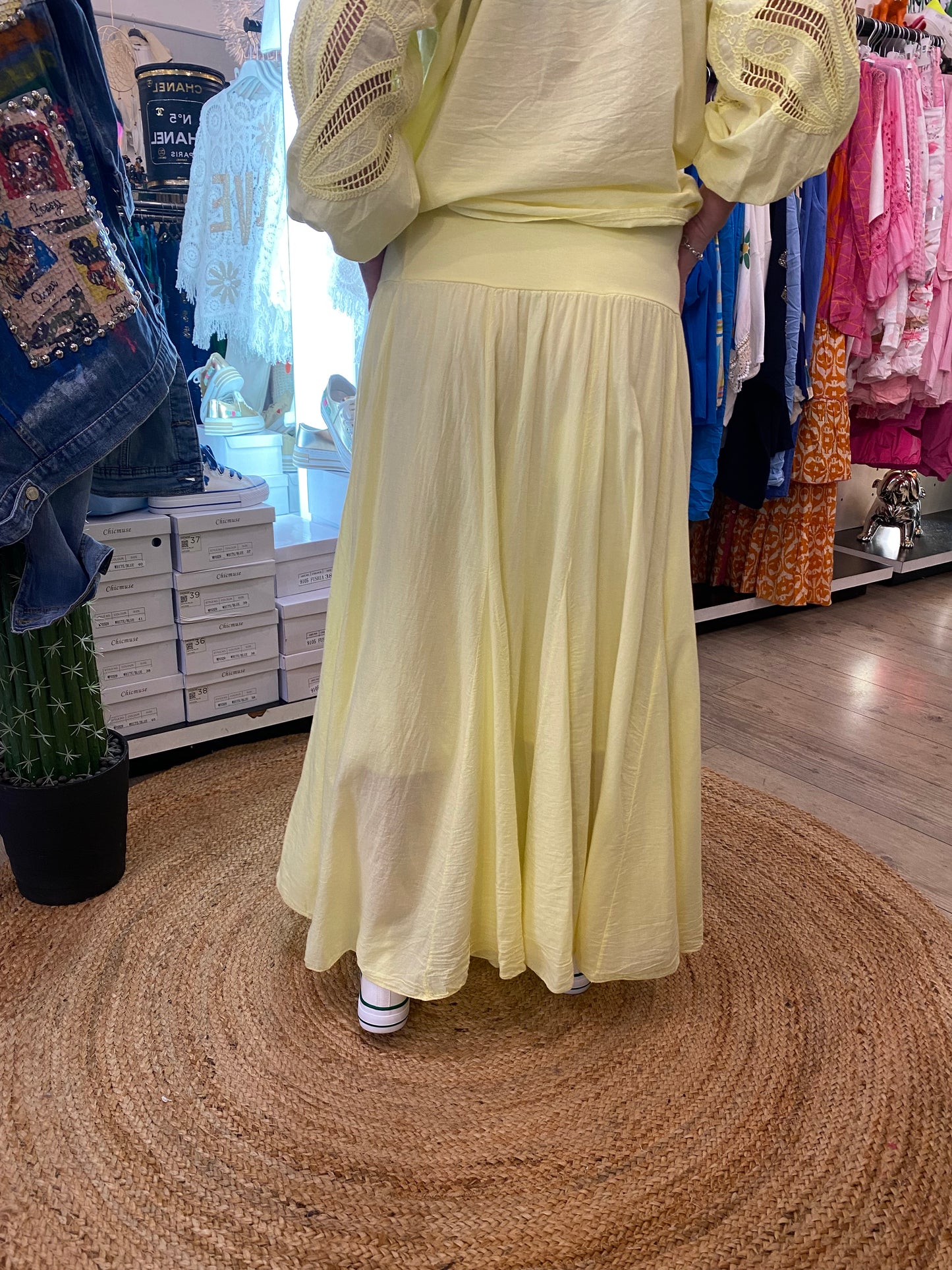 Jupe jaune