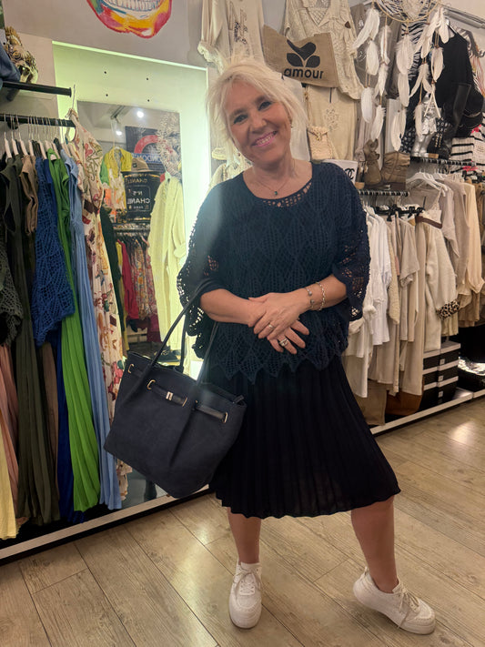 Robe Marylène marine