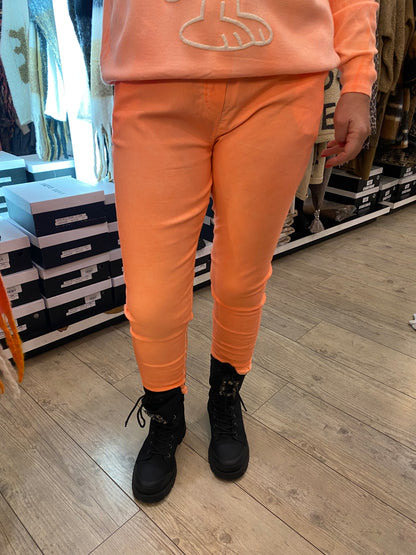 Pantalon magique orange fluo