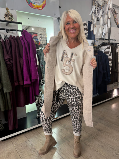 Pull 5 beige