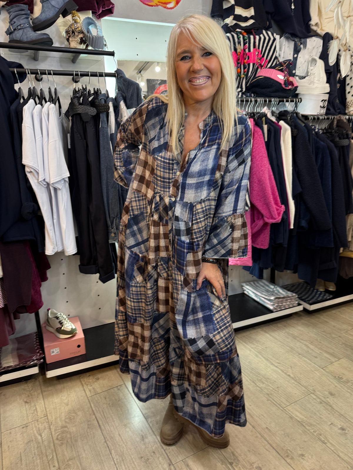 Robe boheme patchwork