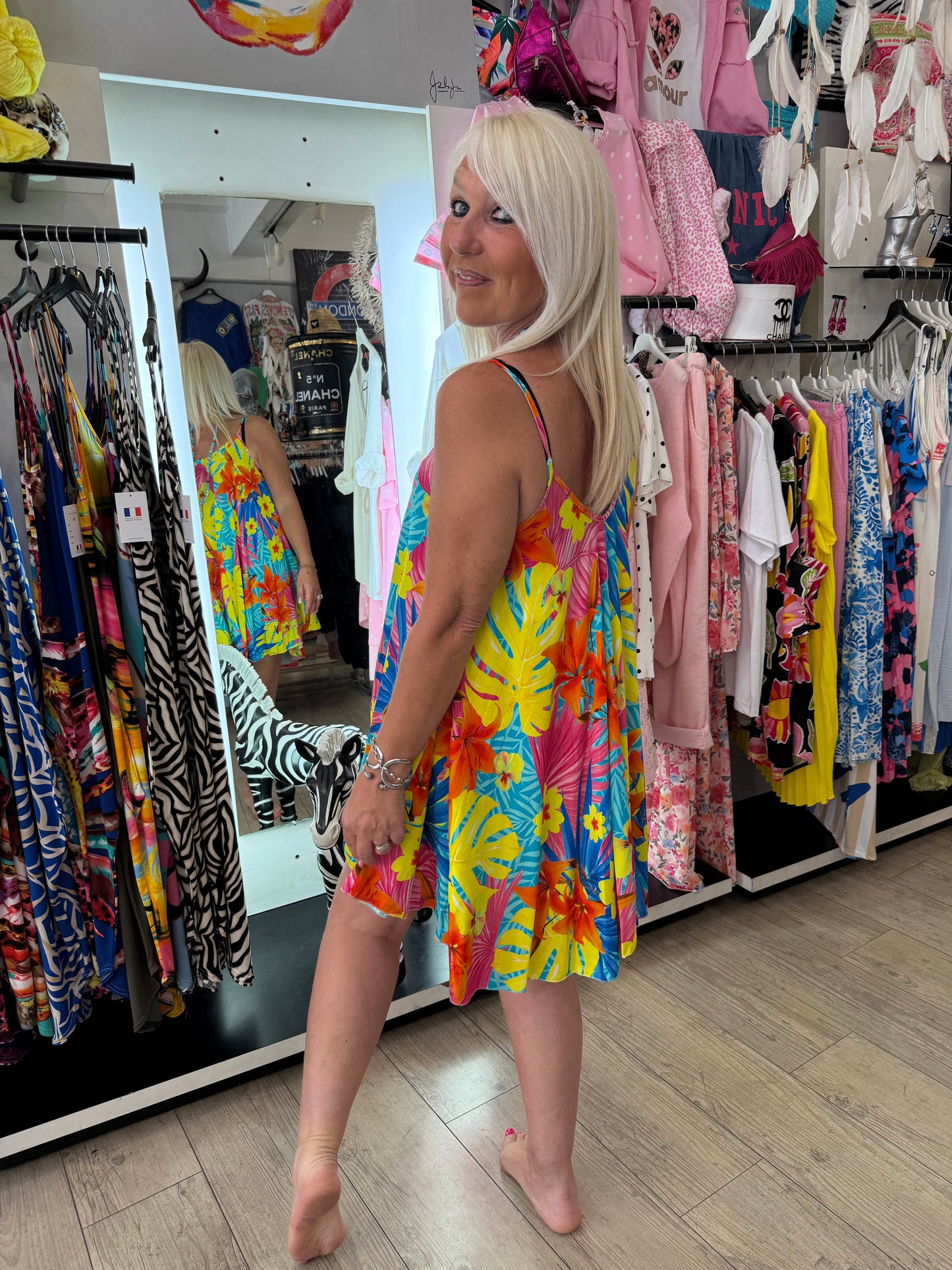 Robe valerie tropicale
