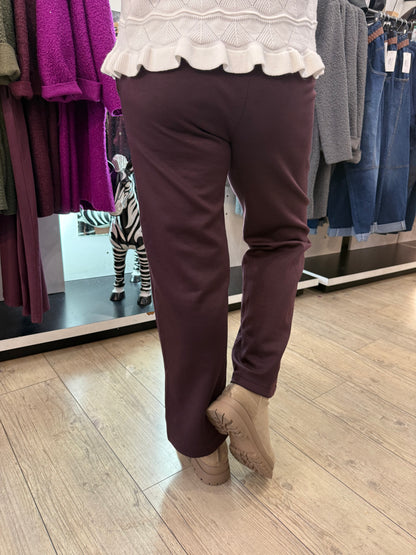 Pantalon Leslie Bordeaux