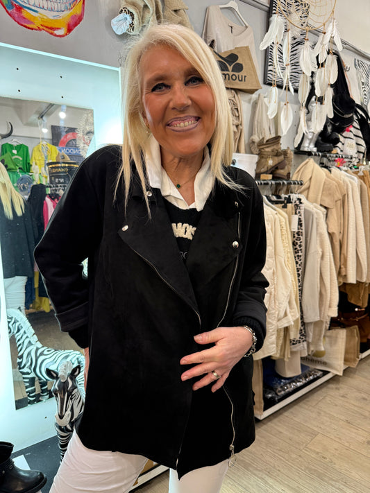 Veste perfecto Nicole noire