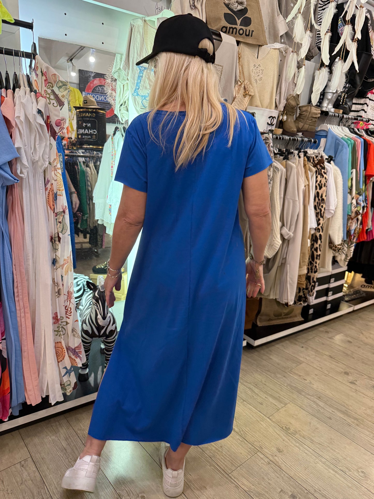 Robe N5 bleu roi