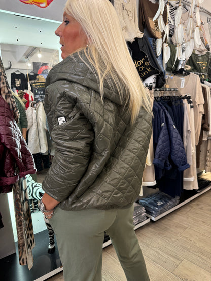 Doudoune fashion kaki