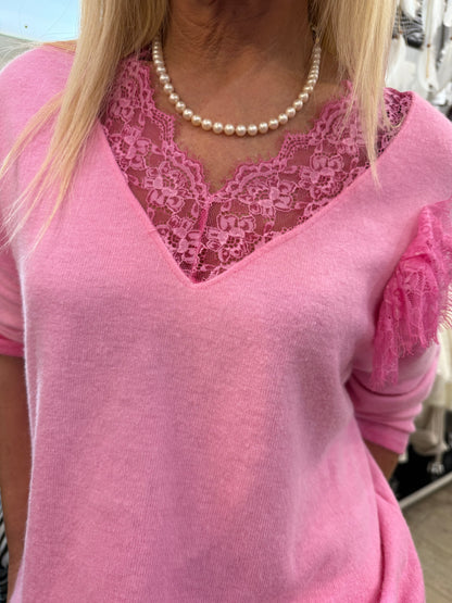 Pull la merveille rose