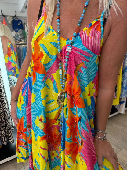 Robe valerie tropicale